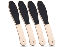 Linjou 4 Pisos Lixador de Pé para Pele Dura, Raspador de Pé de Duas Faces Remove Calos