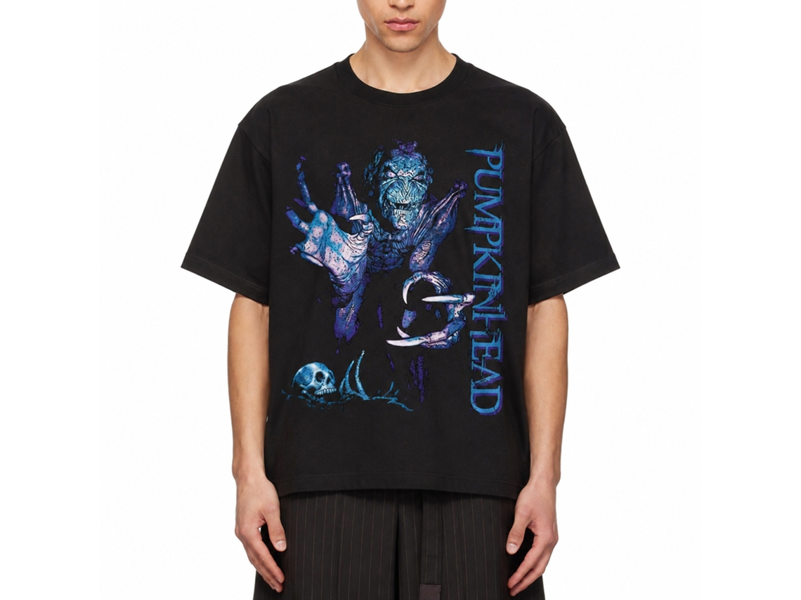 Rockinstone Pumpkinhead Pumpklinhead Out Of The Darkness Black Adult T-shirt Size:l