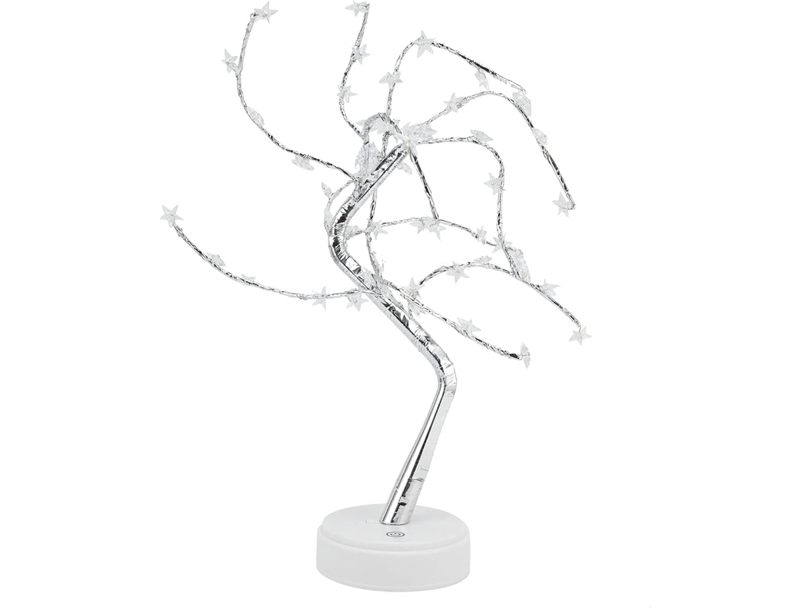Luminária Noturna De Led Em Formato Bonsai Feita Com Fio Cobre E 60