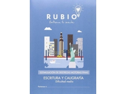 Livro Estimulación de destrezas motoras finas escritura y caligrafía de Fundación Cuadernos Rubio (Espanhol)