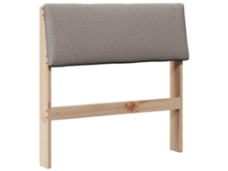 Cabeceira Estofada Cinzento acastanhado 75 Cm MAISON EXCLUSIVE
