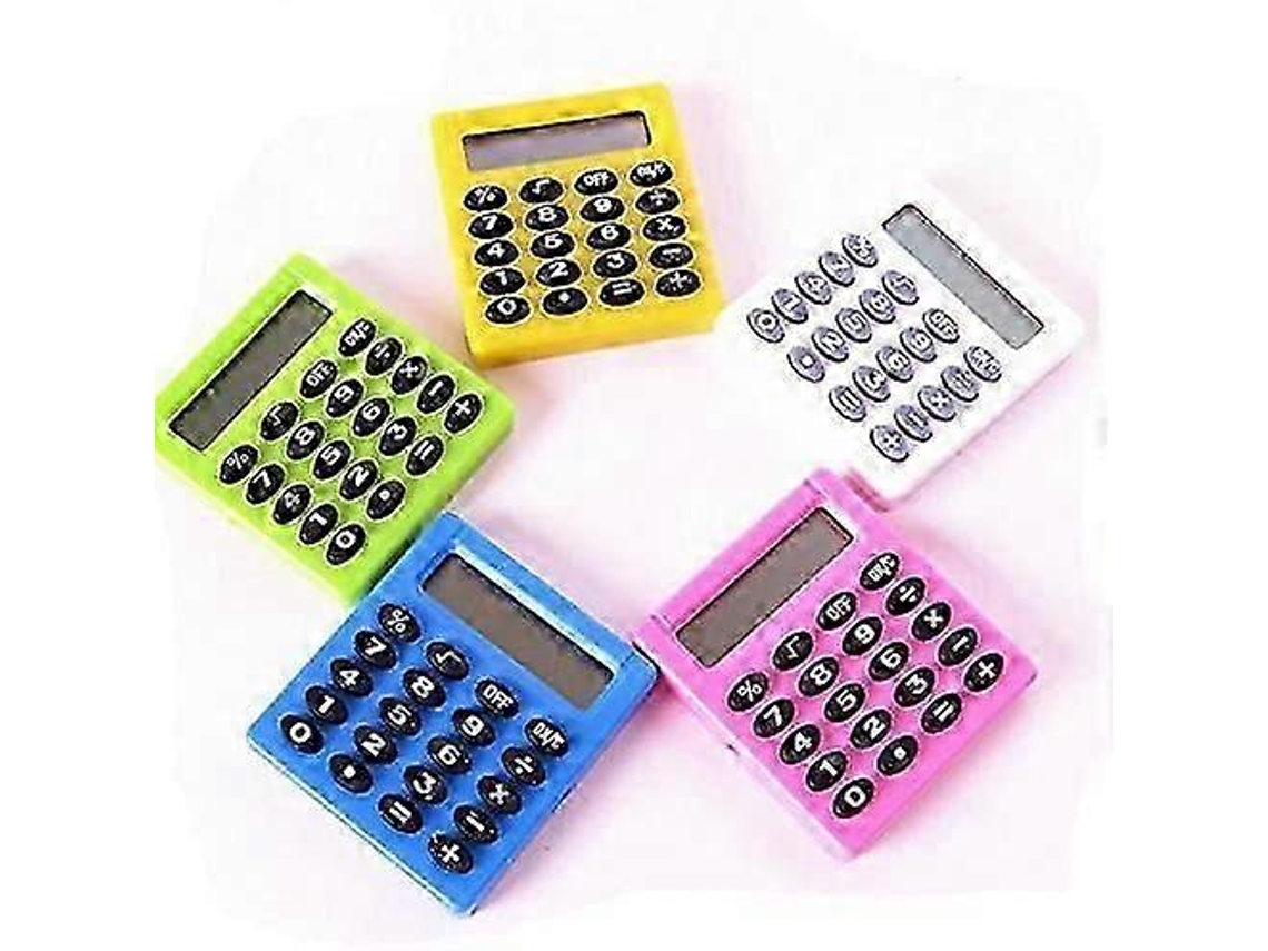 Calculadora De Bolso, Mini Calculadora Eletrônica Portátil De 5 Peças E 8 Dígitos Para Educação Matemática, Escritório Básico Everley891