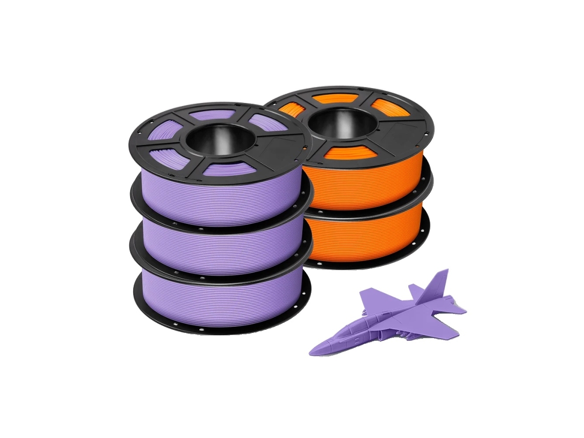 Filamento Anycubic Pla, Material Ecológico De 5kg, Múltiplas Combinações De Cores,5kg Combinação D Oem