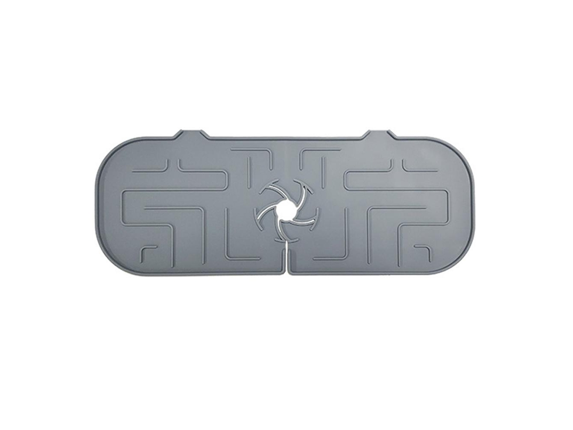 Toalha de drenagem silicone para pia guardador de água anti splash para cozinha banheiro S/MARCA