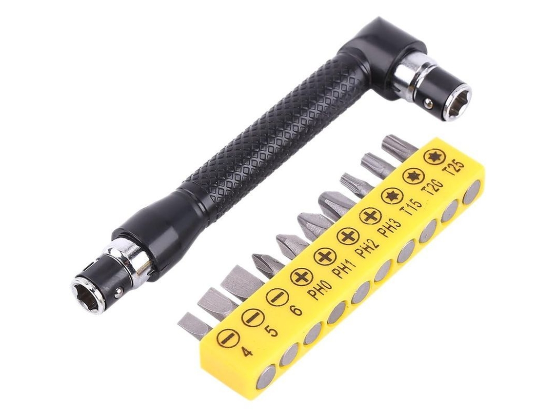 Kit Parafuso L com 10 Peças, Extensão de Cabo Hexagonal Antiderrapante | S/MARCA