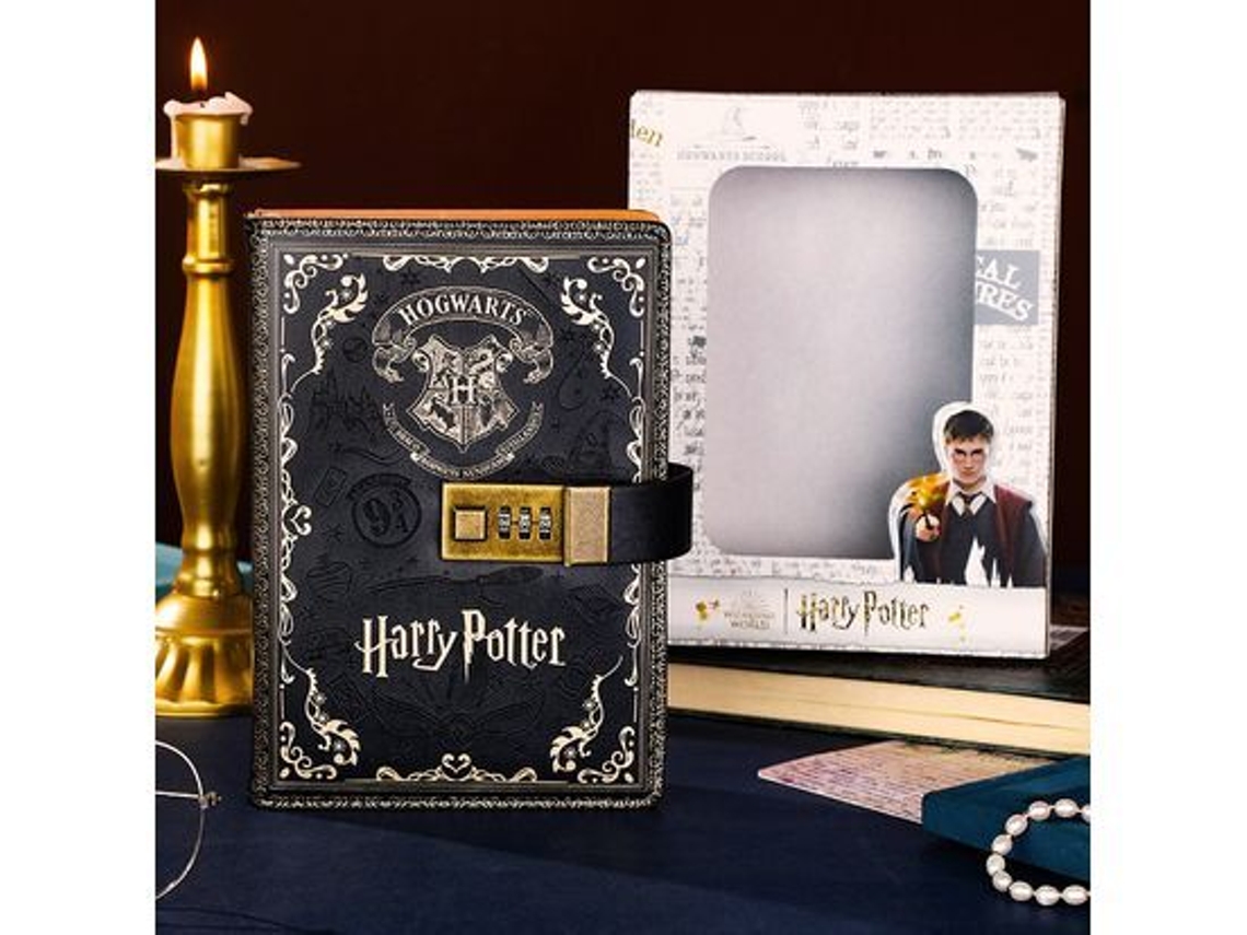Diário Harry Potter Alohomora A5 Com Fechadura Brilvibera