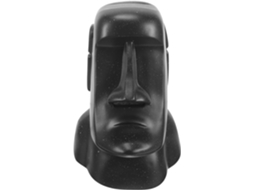 Caixa De Lenços De Papel Criativa, Feita De Plástico Preto, No Formato De Uma Estátua Moai.