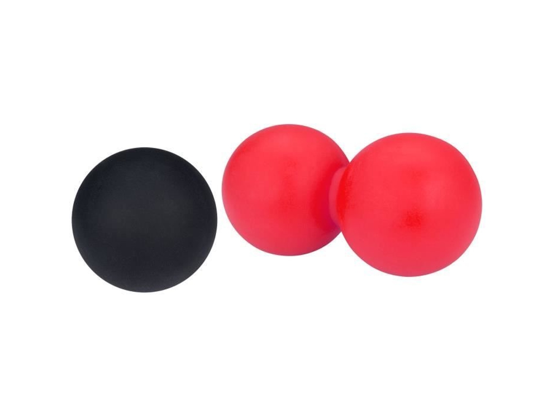 Conjunto de bola de massagem / lacrosse Avento rosa e preto