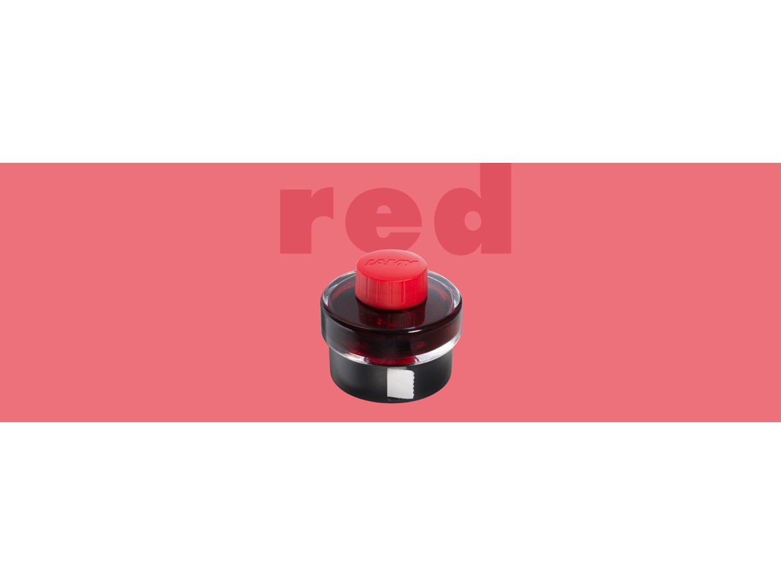 Tinteiro 50 Ml Vermelho
