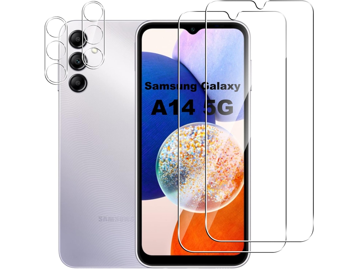 Protector de Lente Filme Proteção Traseira Cobertura Total Sem Bolhas para Samsung Galaxy A14 HONGWE.