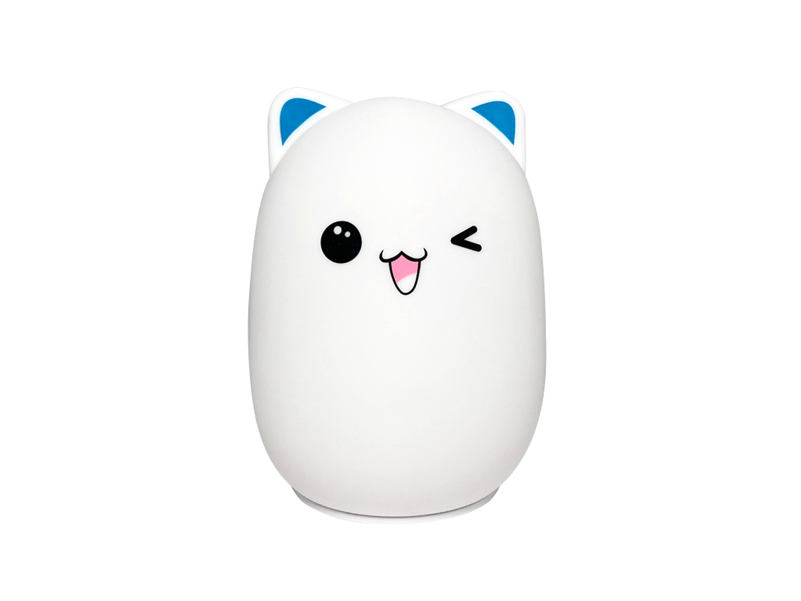 (urso) Luminária Noturna Led Recarregável Em Formato De Coelho, Feita De Silicone Macio.