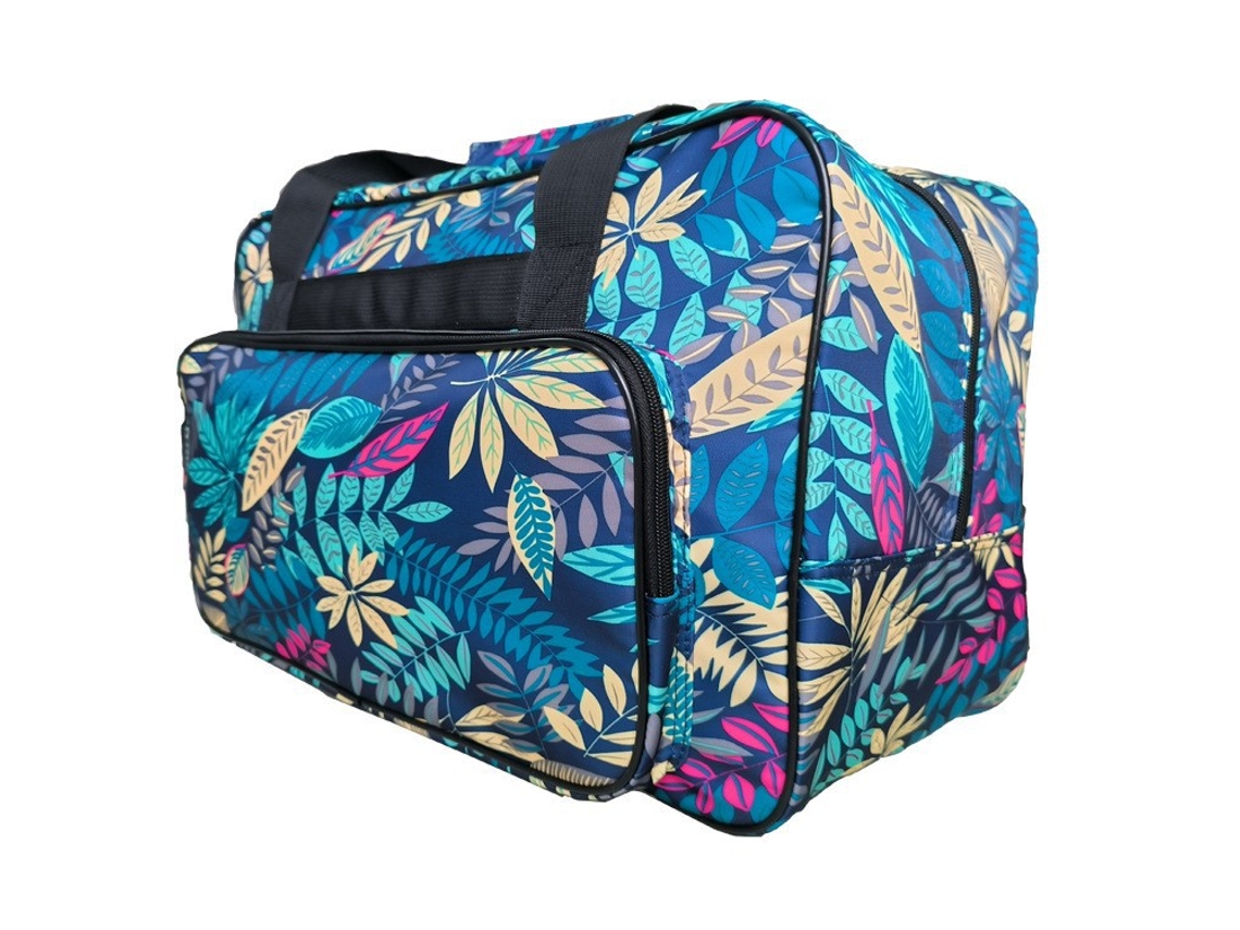 Bolsa Azul para Máquina de Costura, Armazenamento, Viagem Grande em Nylon Impermeável, Mão/bolsa Ombro Casual. AQUAFORGE