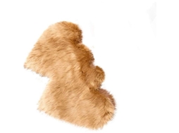 Almohada Fluffy Suave Alfombra De Pelo De Oveja Falsa 35x70cm Color Caqui Para Sala Y Dormitorio