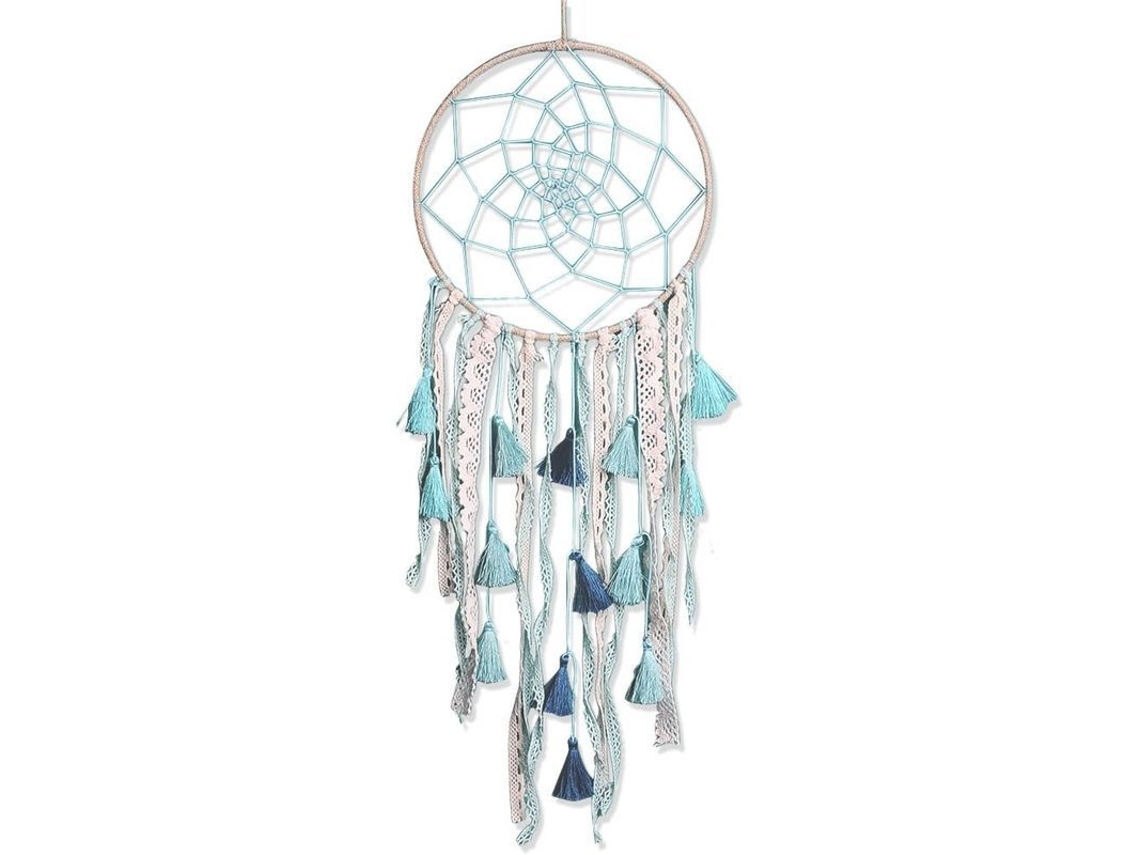 Rededor De La Luna Mandala Macramé Tejido A Mano, Cazador De Sueños Bohemio Para Decoración De Pared Y Regalo