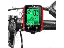 Ciclocomputador Com Fio, Lcd, Impermeável, Velocímetro, Odômetro
