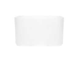 Caja De Armazenamento Para Arte De Unhas Com 6 Compartimentos Para Ferramentas De Manicure E Maquiagem Branca