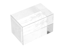 Modelo Anatômico 3d Do Corpo Humano Em Cubo De Cristal, Decoração Científica.