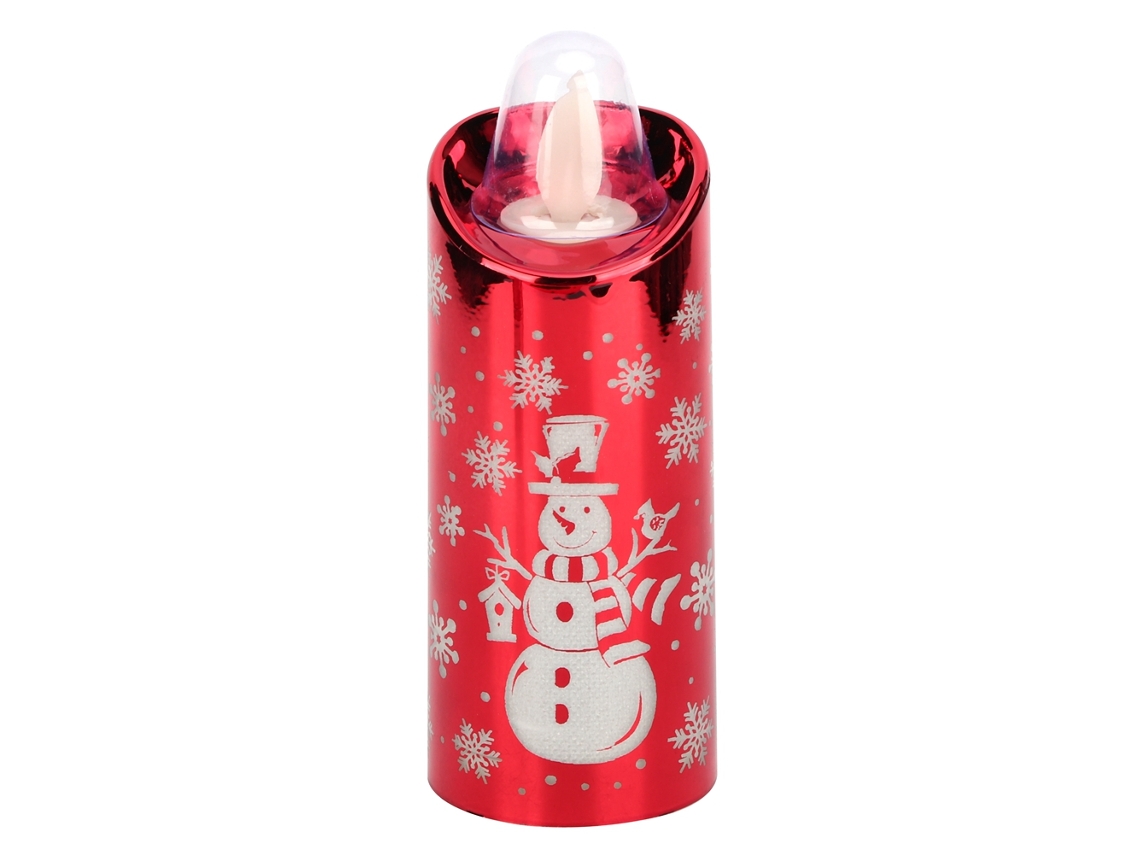 Vela Led Natal Chama Tremida Decoração Árvore