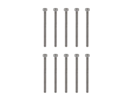 Tornillo De Acero Inoxidable M3x45mm Con Cabeza De Hexágono Para Impresora 3d (10 Piezas)