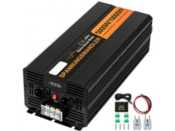 Inversor De Potência 5000w 24v 230v Com Onda Senoidal Pura, Controlo Remoto E Visor Lcd Tekmaquinas