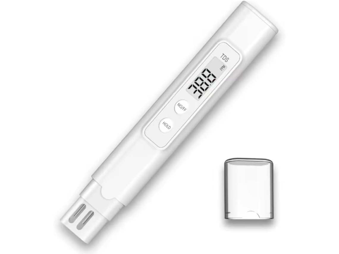 Caneta Digital Para Teste De Tds (0-9990 Ppm), Com Função Hold E Design Compacto.
