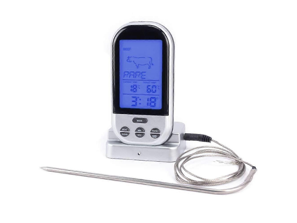 Termômetro Digital para Carnes Bette, Churrasco, Culinário, Forno com Função de Temporizador Cozinh GOKOCO