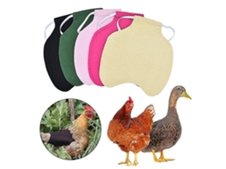 Rebe-5 Pack Chaleco De Gallina Protector De Plumas Com Cintas Elásticas Para Gallinas Pequeñas E Médias Verde