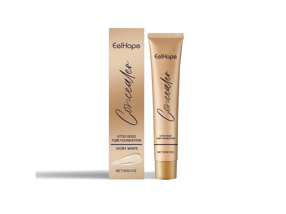 Base Ivory White Com Corretivo Ouro Pequeno