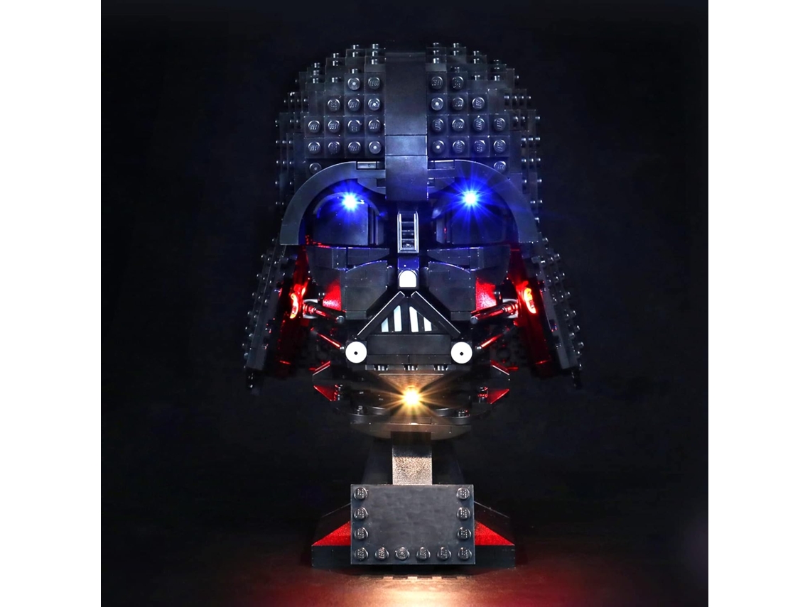 Kit de Luzes Led para Capacete Lego Darth Vader 75304 Conjunto de Luzes Compatível com Conjunto Lego 75304Kit de Luzes Sem Modelo JEDBESETZT