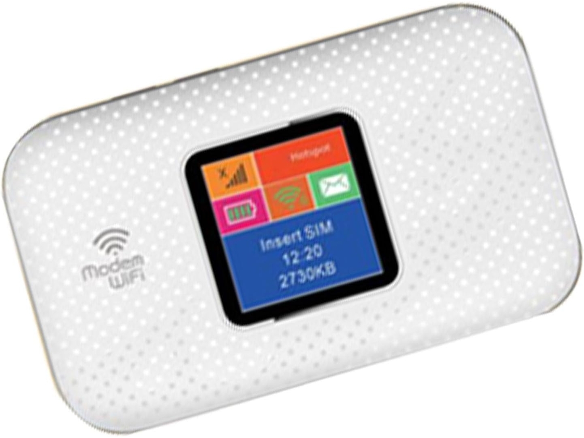 Roteador Wi-fi Portátil 4g Lte De 300 Mbps Com Slot Para Cartão Sim,
