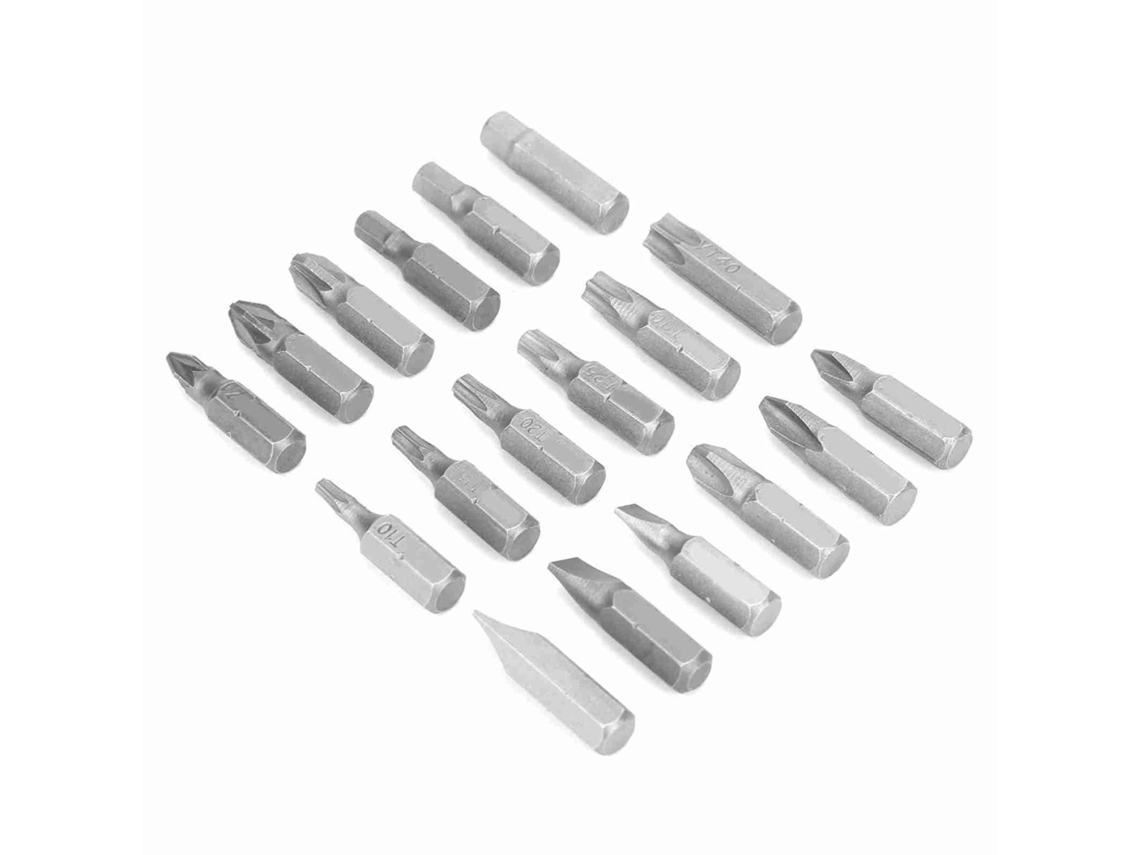 Laxiscreed Conjunto De Pontas Para Parafusadeira Com Modelos Diversos E Encaixe Hexagonal 1/4 Polegada