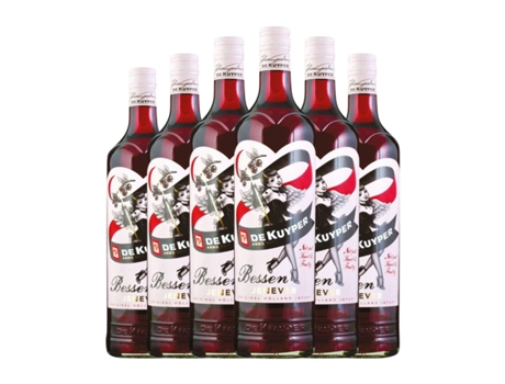 Aguardente Orujo DE KUYPER Bessen Jenever (0.7 L - 6 Unidades)