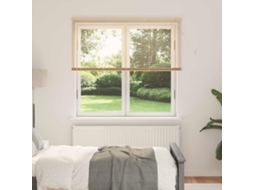 Vidaxl Cortina Veneziana Marrom Claro Com Padrão 150 X 150 Cm 25 Mm