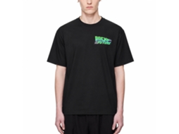 Rockinstone Back To The Future Movie Neon Bttf Black Adult T-shirt Size:xxxl