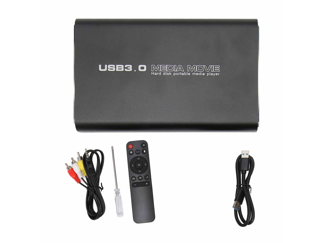 Reprodutor De Mídia 4k Ultra Hd Com Reprodução Automática Em Loop