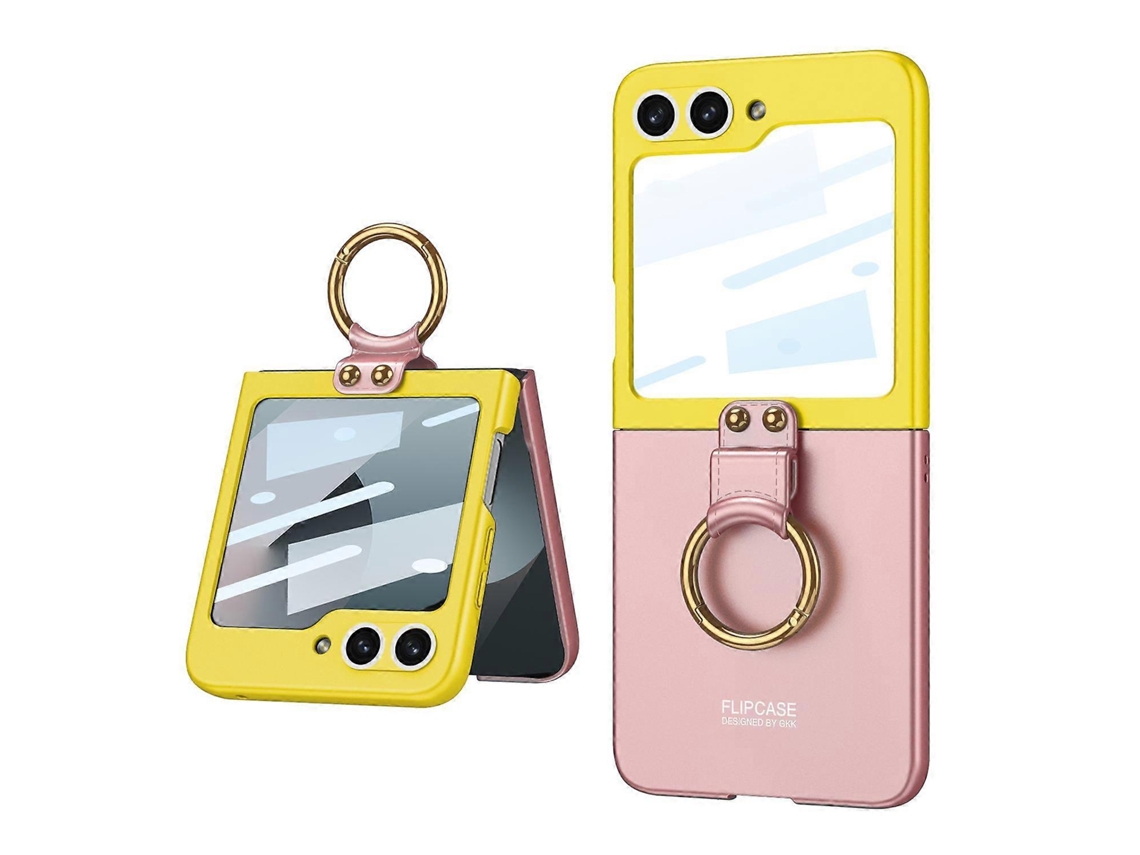 Capa De Celular Ultrafina E Colorida Com Contraste Gkk Integrada Com Suporte De Anel