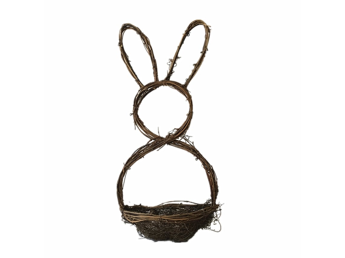 Cesto de Flores Natural em Rattan, LAXISCREED