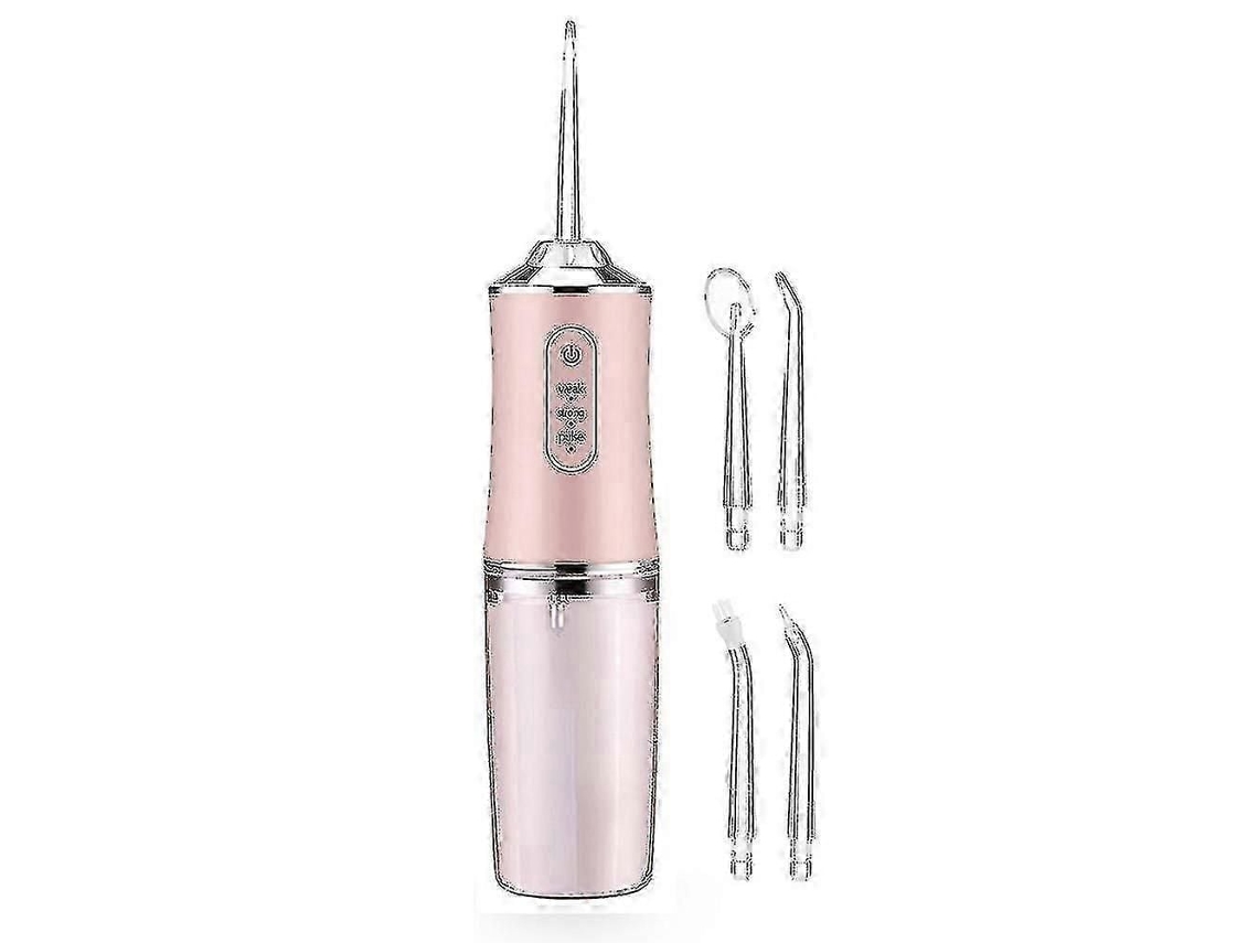 Irrigador Oral Usb Água Recarregável Flosser Jato Portátil de Água Dental 220ml Limpadores de Dentes do Reservatório de Água TAISHENGDA