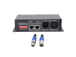 Decodificador DMX512 4 canais driver de dimmer RGBW para luzes LED de palco 12‑24V controle | S/MARCA