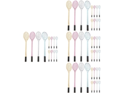 Conjunto De 4 Canetas Gel Em Formato Raquete Badminton Rosa Com Chave