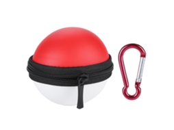 Bolsa de Mão Poké Ball EOOCOO (vermelha e branca) para Nintendo Switch e Poke Ball Plus