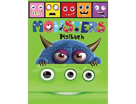 Livro Monsters Malbuch Ein Gruseliges Und Lustiges Mal-und Activity-buch Für Kinder Mit Monster-alphabet De Lora Dorny (alemão)