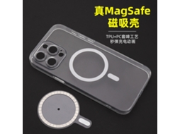 Capa Transparente Para Iphone 17 Air Em Pctpu Com Fecho Magnético.
