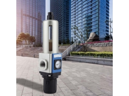 Filtro Regulador De Ar Em Alumínio Fundido Laxiscreed G1/2 Vertical Para Filtragem E Regulação De Pressão