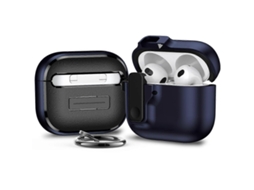 Capa Protetora À Prova De Choque Com Trava Automática Para Fones De Ouvido Bluetooth Airpods 4