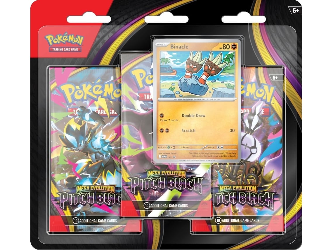 Pkm Mega Evolution: Pitch Black 3-pack Blister (en)