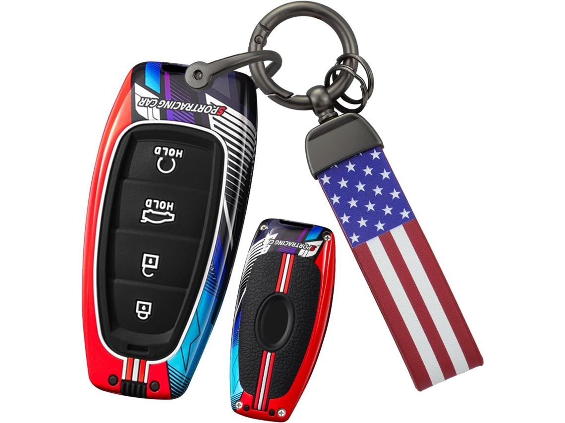 Ontto Capa Para Chave Inteligente De Carro Hyundai Solaris Sonata Hybrid Nexo Nx4 New Grand Santa Fe Tucson 2020 2021 2022