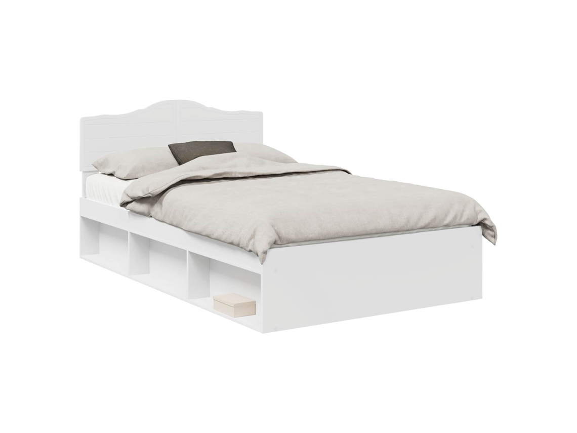 Estrutura da Cama com Cabeceira Branco 120 X 190 Cm MAISON EXCLUSIVE