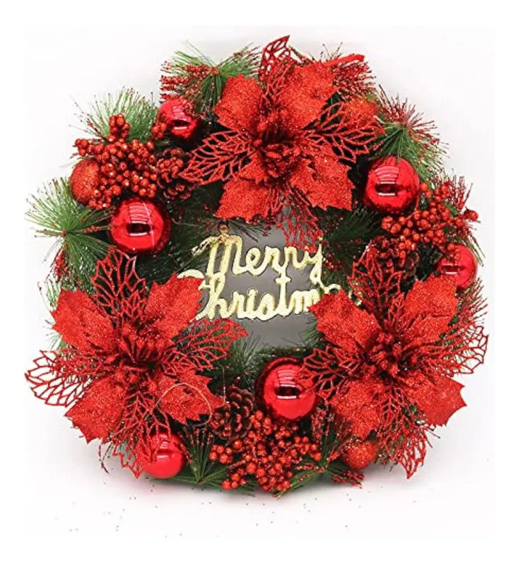 Nova Guirlanda De Natal 30cm Decoração De Guirlandavayotoy