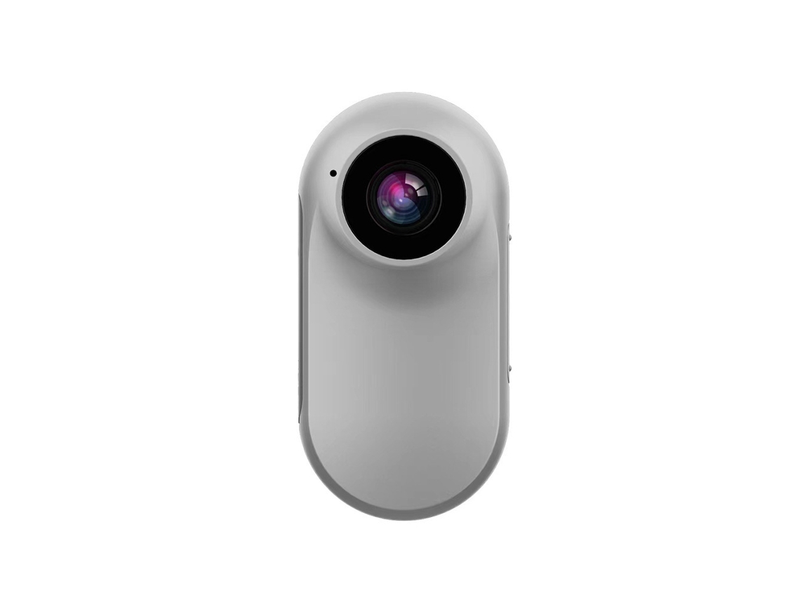 (branca) Mini Câmera De Ação Hd 1080p Para Cabeça Com Estabilização Contra Impactos E Design Magnético
